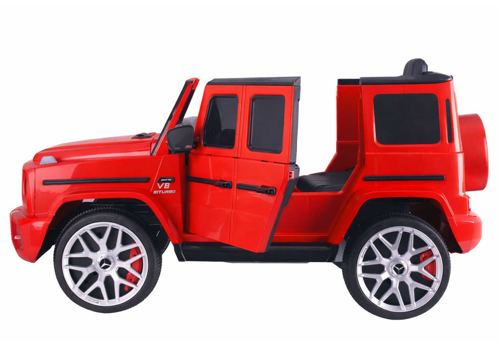 Licencirani auto na akumulator Mercedes G63 (S306) - Crveni