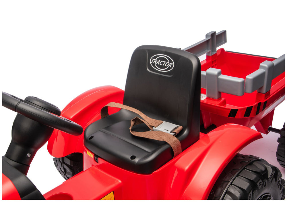 Traktor na akumulator s prikolicom CH9959B - crveni