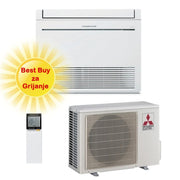 Mitsubishi Electric klima uređaj MFZ-KT50VG/SUZ-M50VA - 5,0 kW, Podna/parapetna, za prostor do 50m2, A++ energetska klasa
