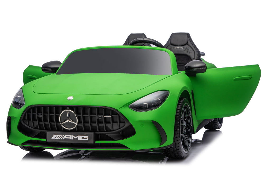 Licencirani auto na akumulator Mercedes GT63 AMG DK-GT63 24V – dvosjed – mat/zelena