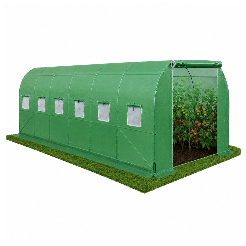 Vrtni plastenik 10 x 3 x 2M PRO FRAME - 30M² - zeleni