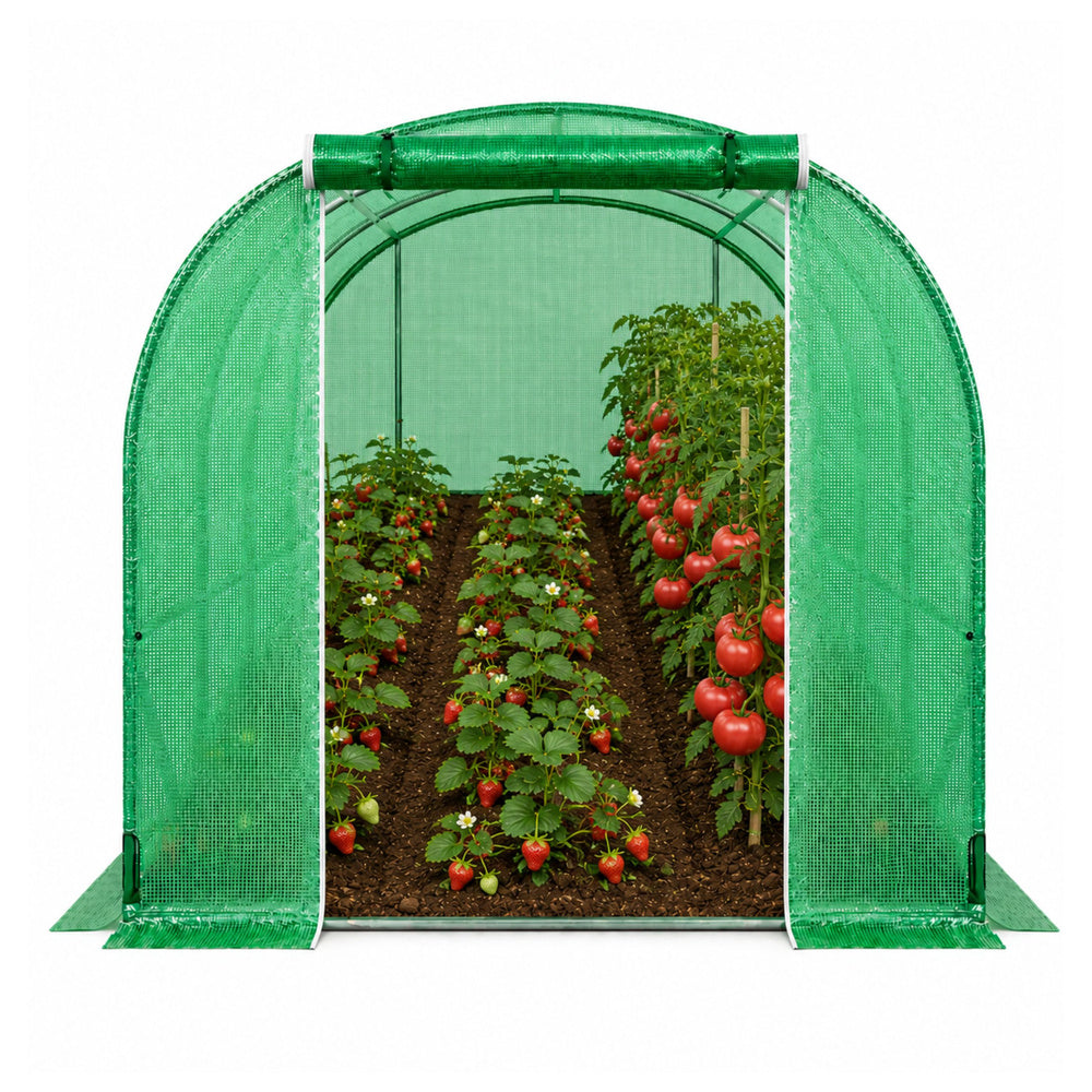Vrtni plastenik 10 x 3 x 2M PRO FRAME - 30M² - zeleni