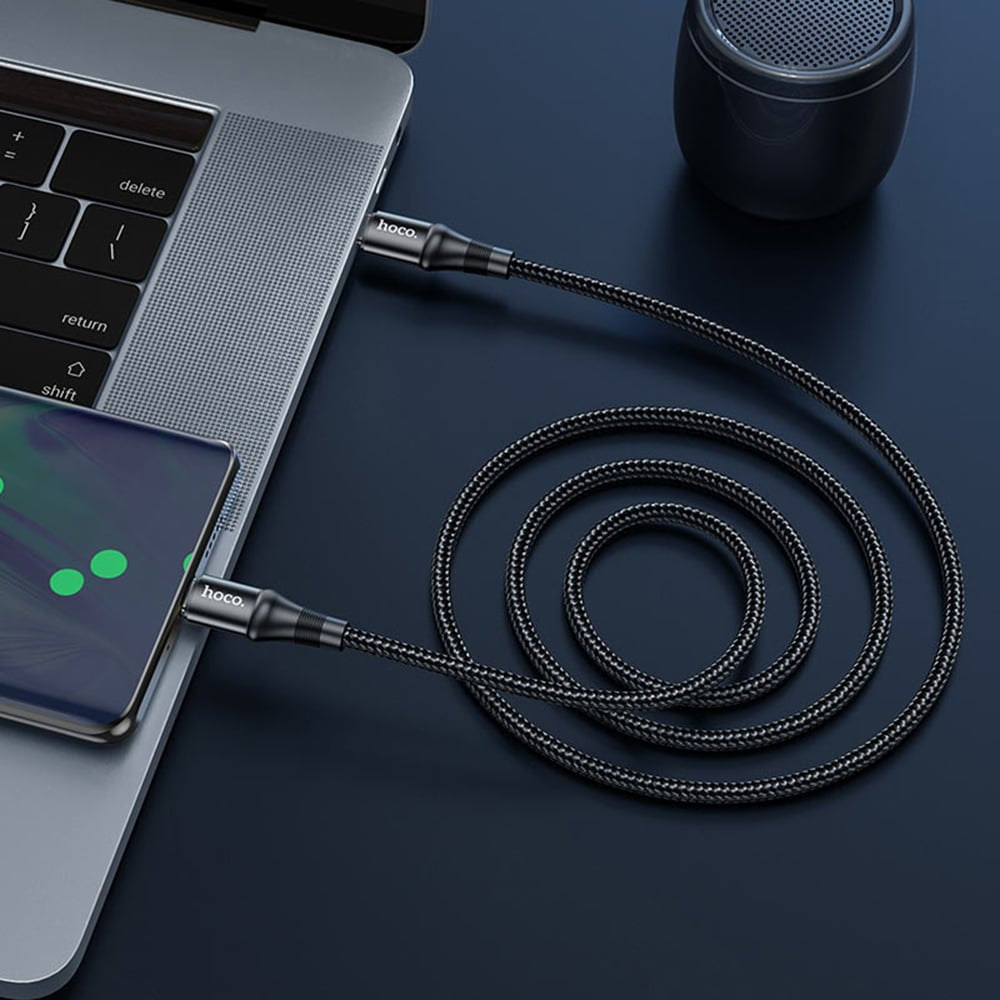 HOCO Kabel za punjenje (X50 Exquisito) USB Type-C na USB Type-C PD 100W 5A 1.0m crni