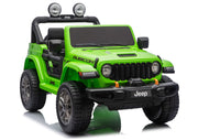 Licencirani auto na akumulator Jeep Rubicon 4x200W 24V - zeleni