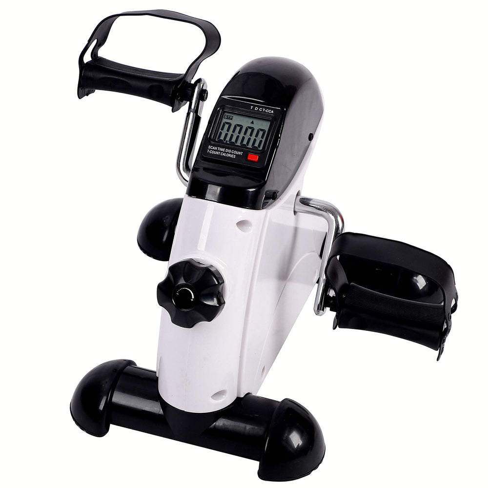 Mini sobni bicikl sa LCD zaslonom - bijeli