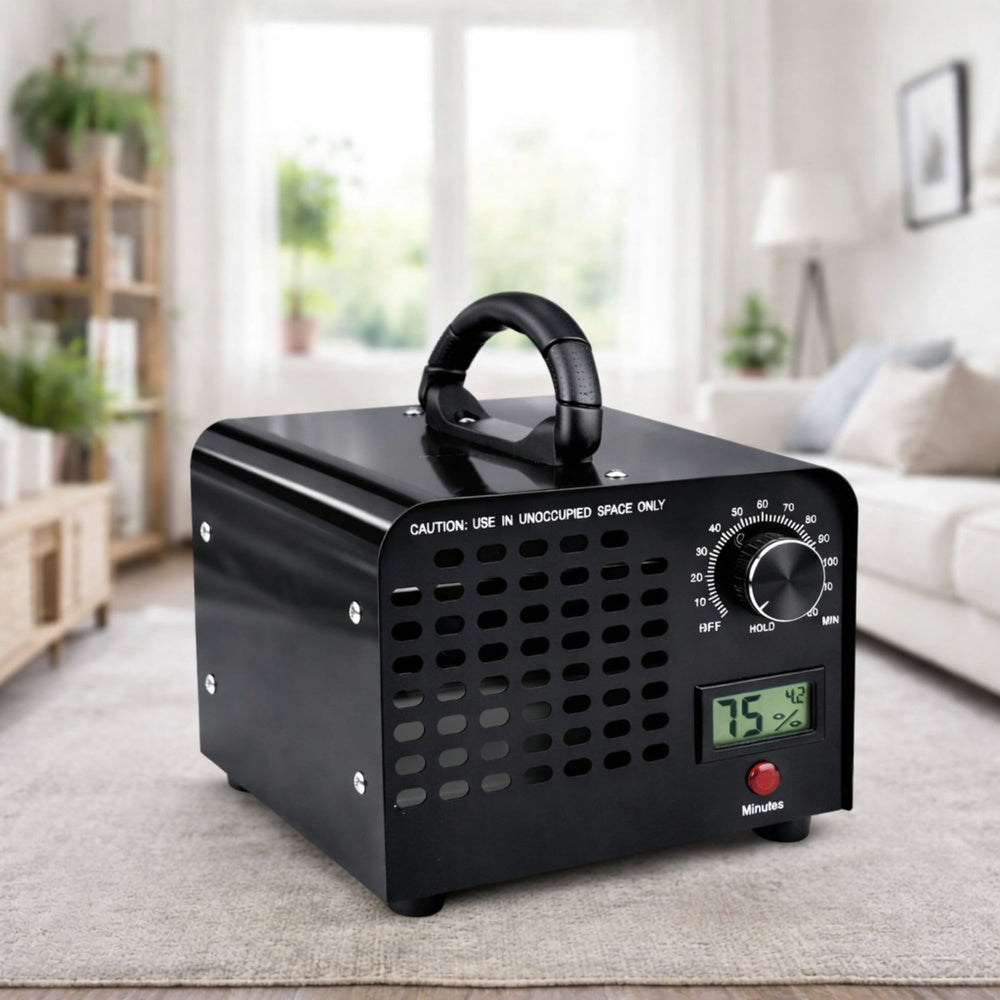 Generator ozona 60000 MG s displayom i tajmerom - crni