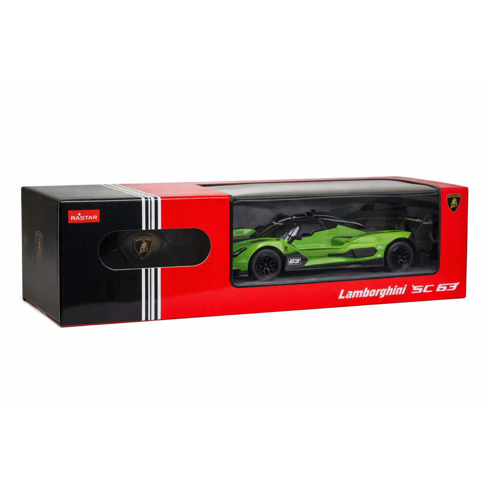 Licencirani auto na daljinsko upravljanje Lamborghini SC63 Rastar 1:24 - zeleni