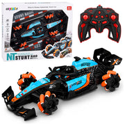 Remote Controlled RC Car 360° Rotation 4WD Lights Smoke 1:10
