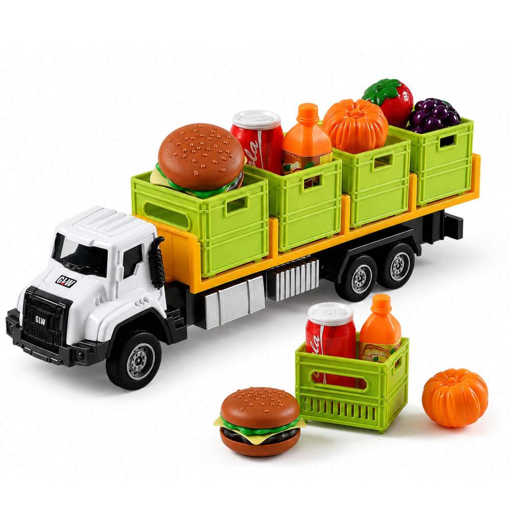 Green Food Transport Truck 1:55