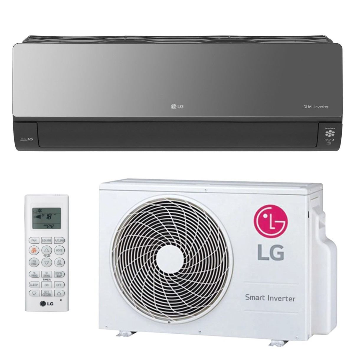 LG KLIMA UREĐAJ 5kW AC18BK - ARTCOOL DUAL INVERTER Wi-Fi, za prostor do 50m2, A++ energetska klasa, R32