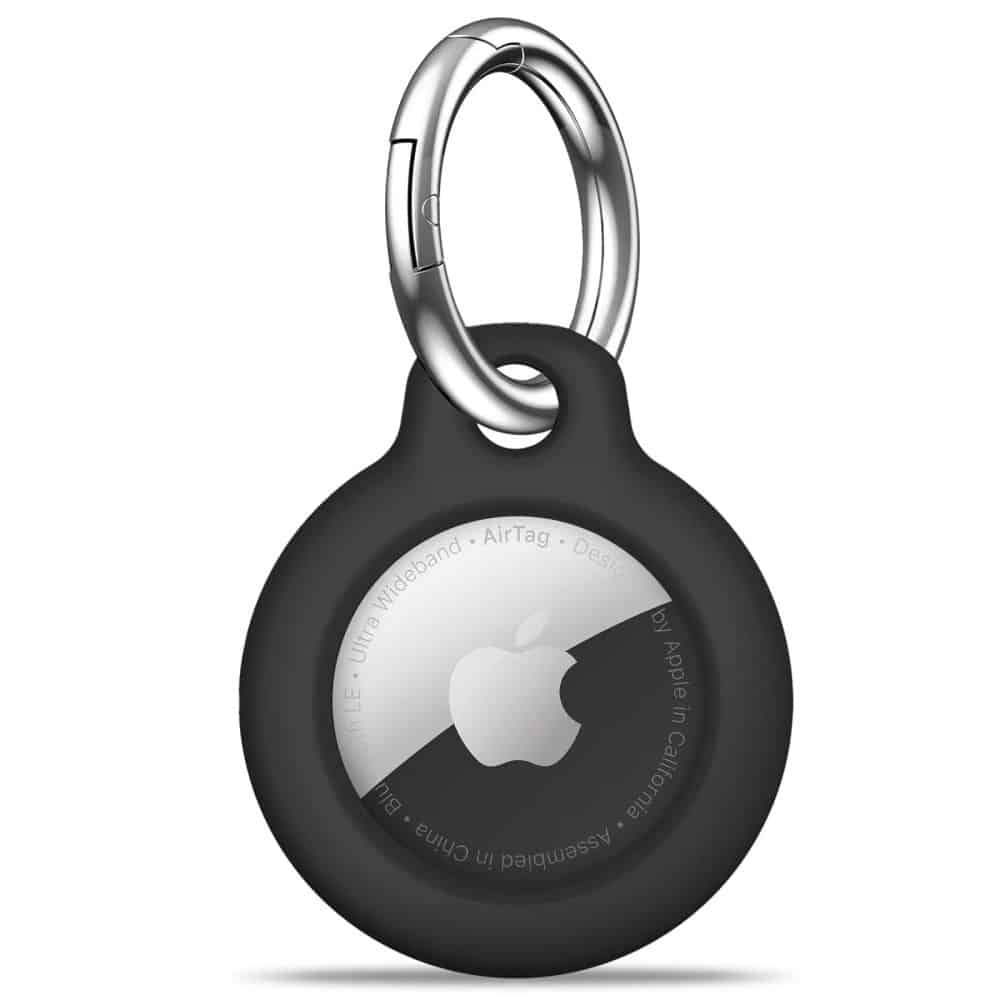 TECH-PROTECT ČVRSTE ZAŠTITNE APPLE AIRTAG 1/2 TORBICE - 4 KOMADA crne