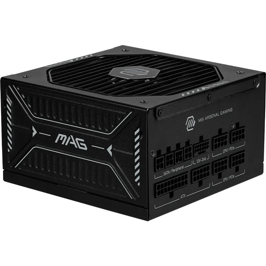 MSI MAG A1000GLS PCIE5 jedinica za napajanje 1000 W 24-pin ATX ATX Crno