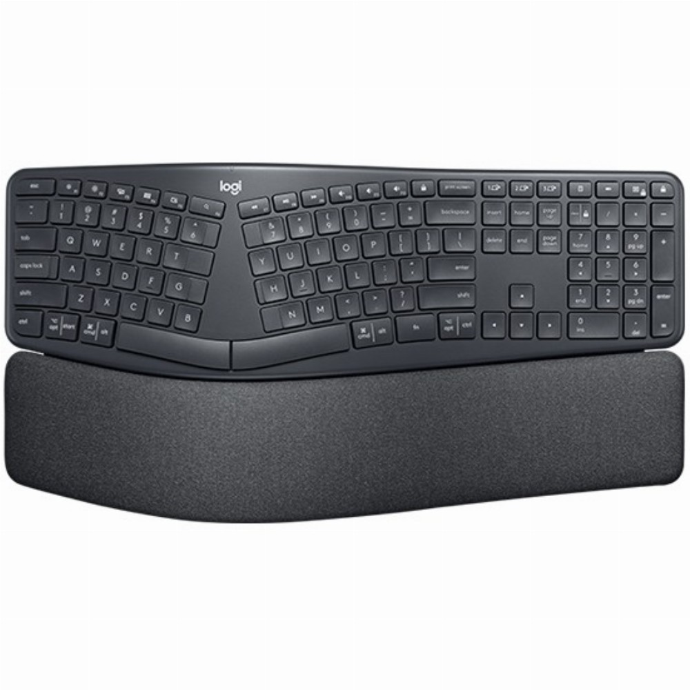 Logitech Ergo K860 tipkovnica RF bežični + Bluetooth QWERTZ Njemački Grafit
