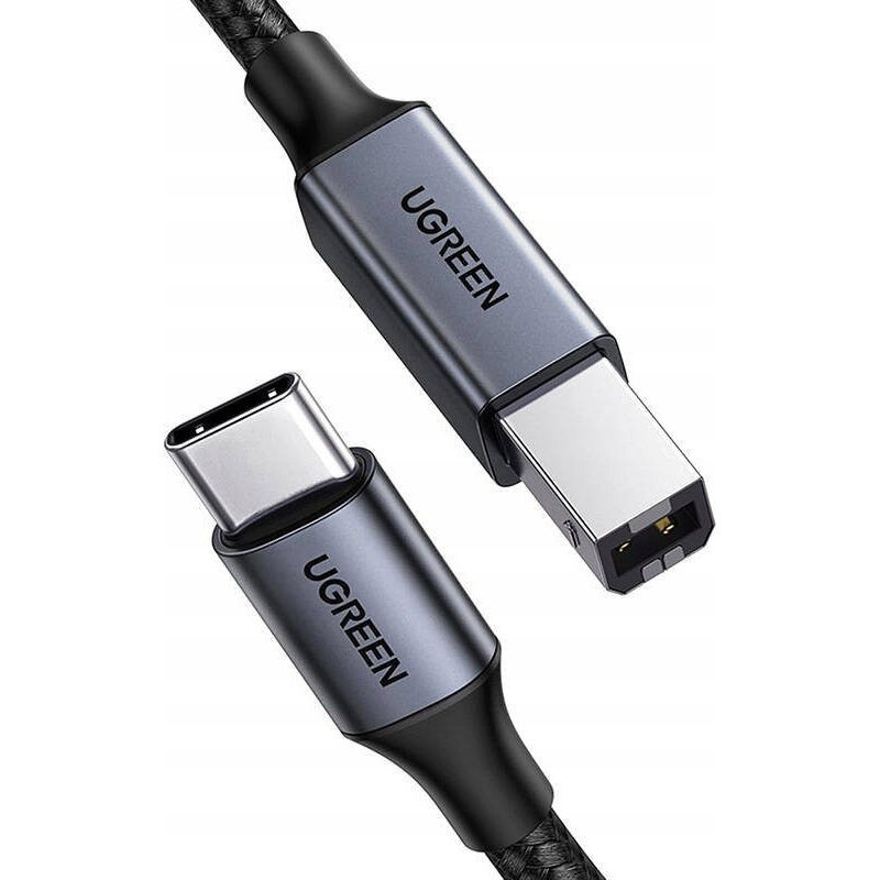 Ugreen 45034 USB kabel USB 2.0 1 m USB B USB C 0,48 Gbit/s Crno