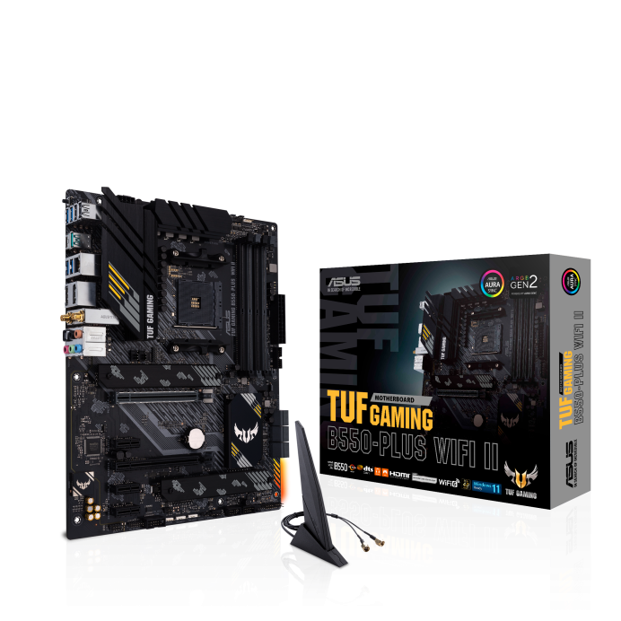 ASUS TUF GAMING B550-PLUS WIFI II AMD B550 Priključnice AM4 ATX