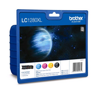 Brother LC-1280XLVALBPDR spremnik s tintom 4 kom Original Visoki (XL) prinos Crno, Plavo, Magenta, Žuto