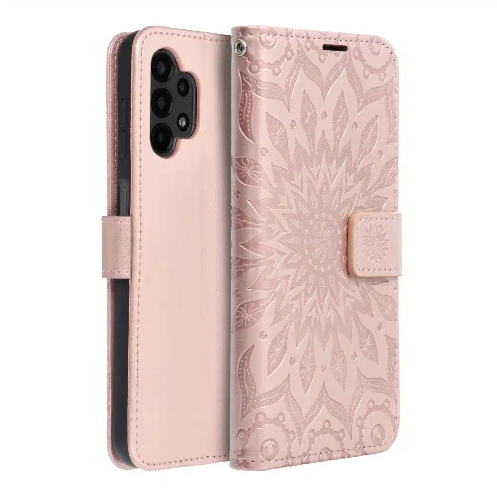 MEZZO Book case preklopna torbica za SAMSUNG GALAXY A13 4G mandala rose gold