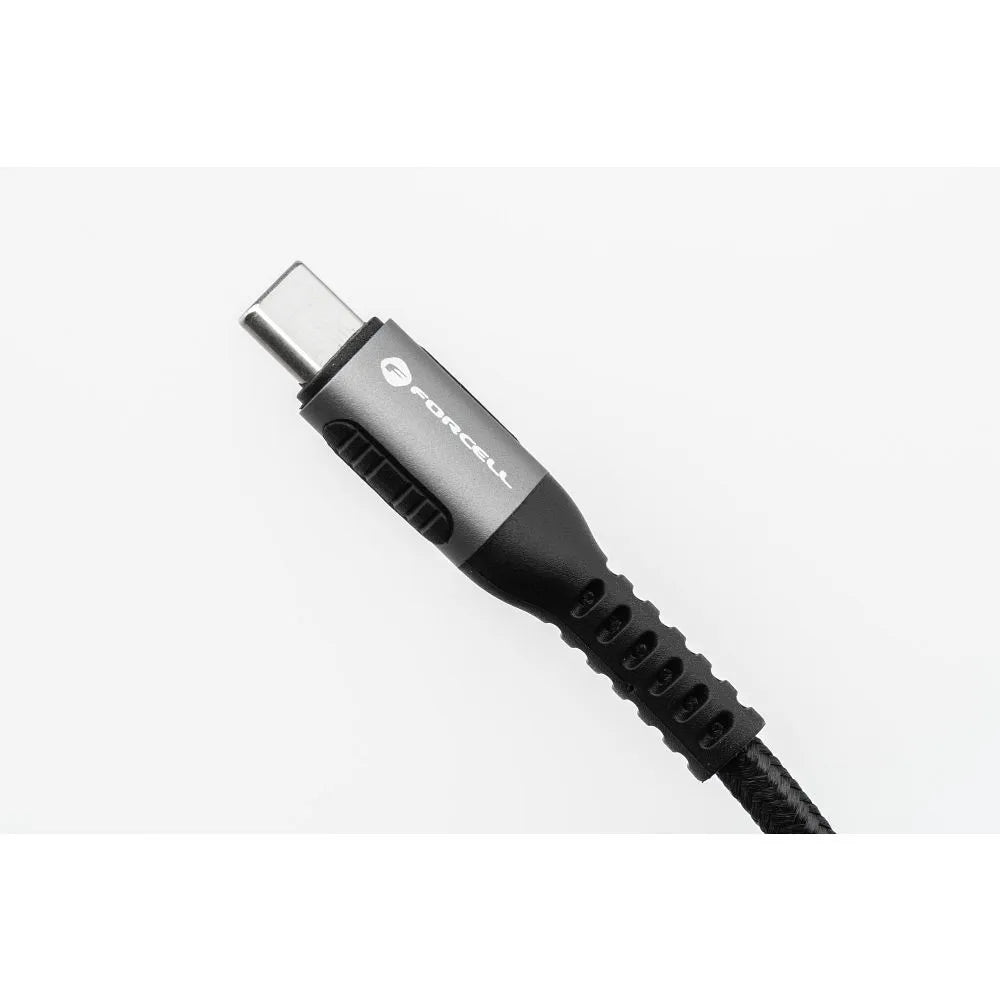 FORCELL F-ENERGY C263 Kabel tipa C na tip C QC4.0 PD 5A 240W Cafule 3m crna