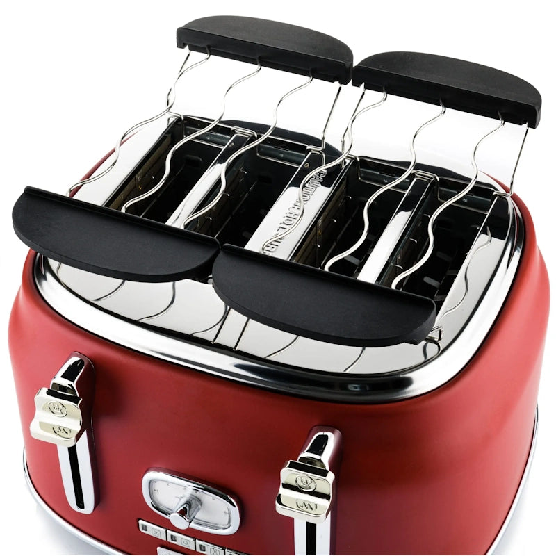 Westinghouse Retro Red 4 Slice toster