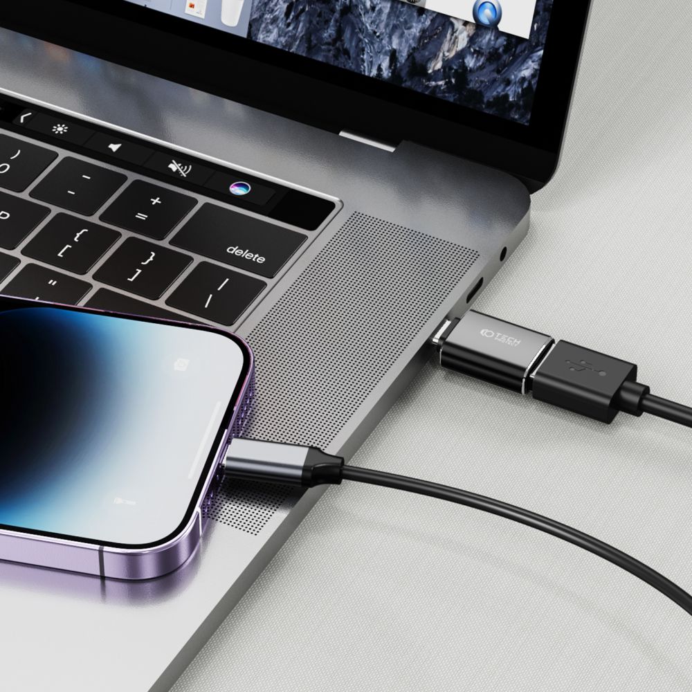 TECH-PROTECT ULTRABOOST ADAPTER USB NA TYPE-C CRNI