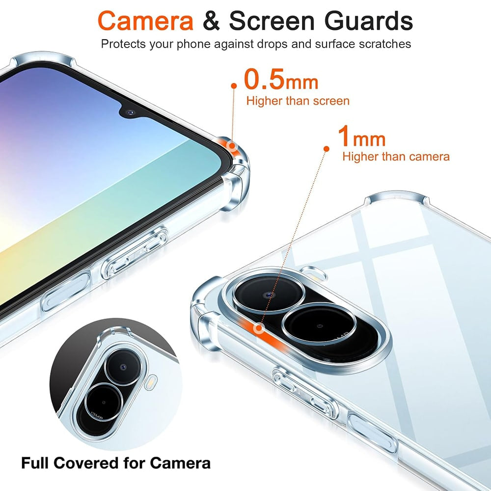 Techsuit Shockproof Clear Silicone prozirna maskica otporna na udarce za Xiaomi Redmi A7 Pro 4G