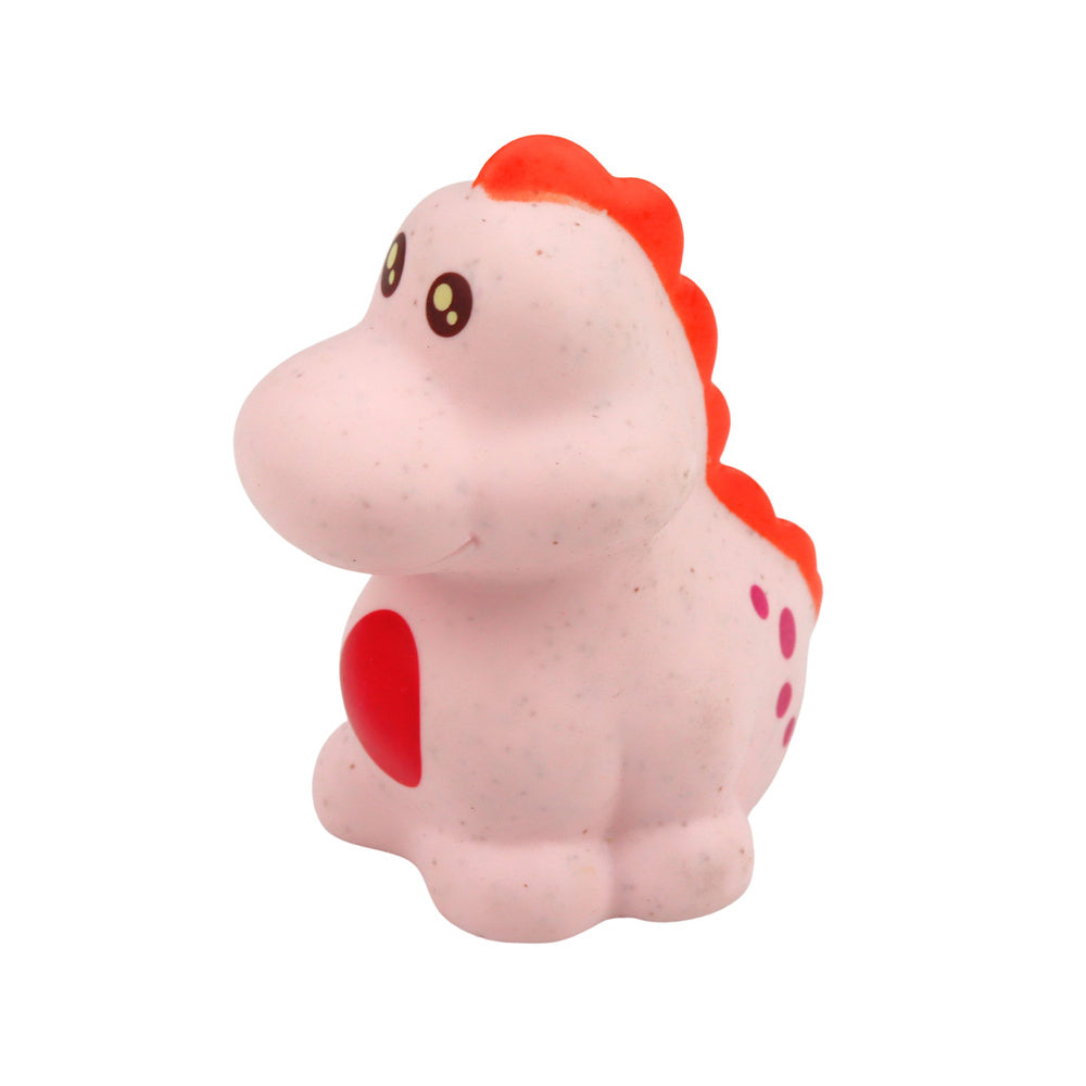 Set of educational rubber dinosaurs for bathing, pastel games, 6 pcs.