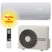 HITACHI KLIMA UREĐAJ 2,5 kW - RAK-25PSES/RAC-25WSE - LORAI AIR PUR, za prostor do 25m2, A+++ energetska klasa, R-32