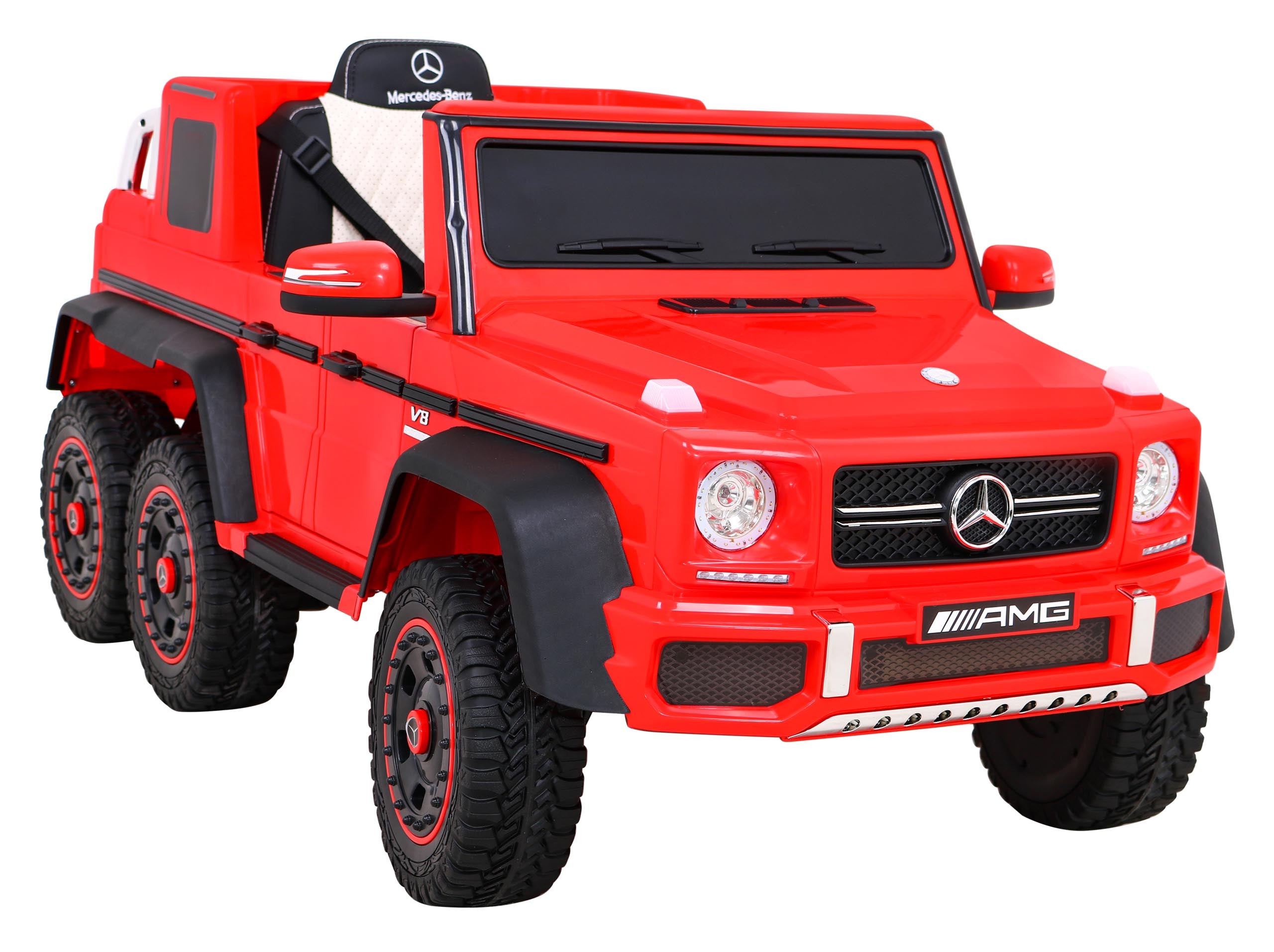 Licencirani auto na akumultor Mercedes G63 6x6 AMG - crveni