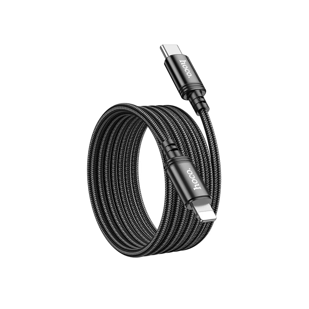 USB C na Lightning kabel Hoco PD 27W 2m X89 crni