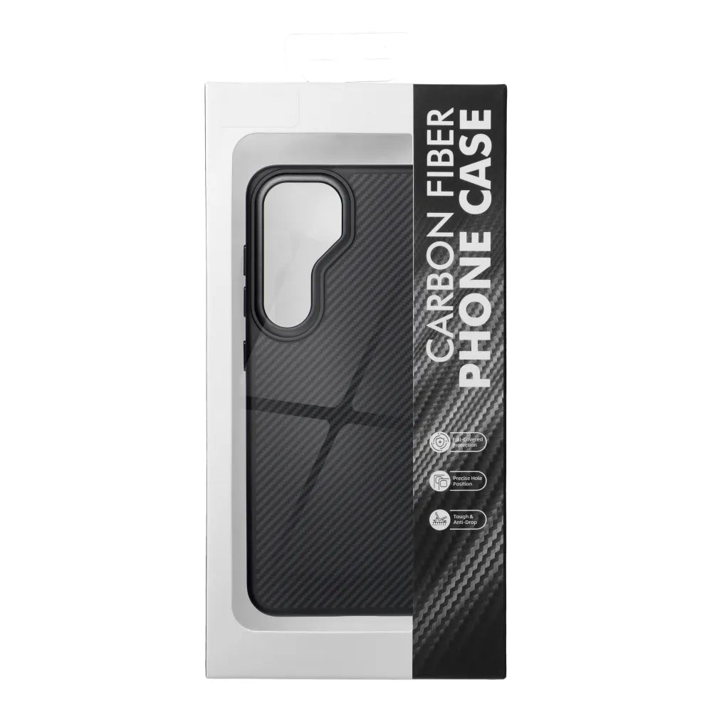 Carbon Elite Mag Cover maska kompatibilna s MagSafeom za Samsung Galaxy S25 Ultra crna