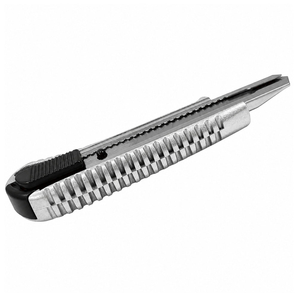 Aluminum Retractable Segment Knife with Lock, Snap-Off Blade, 18 mm