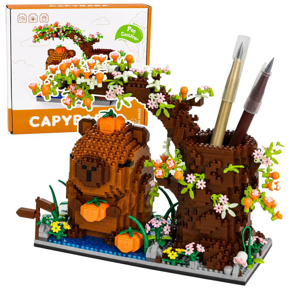 Capybara Building Blocks Tree Pen Organizer 1800 pcs.
