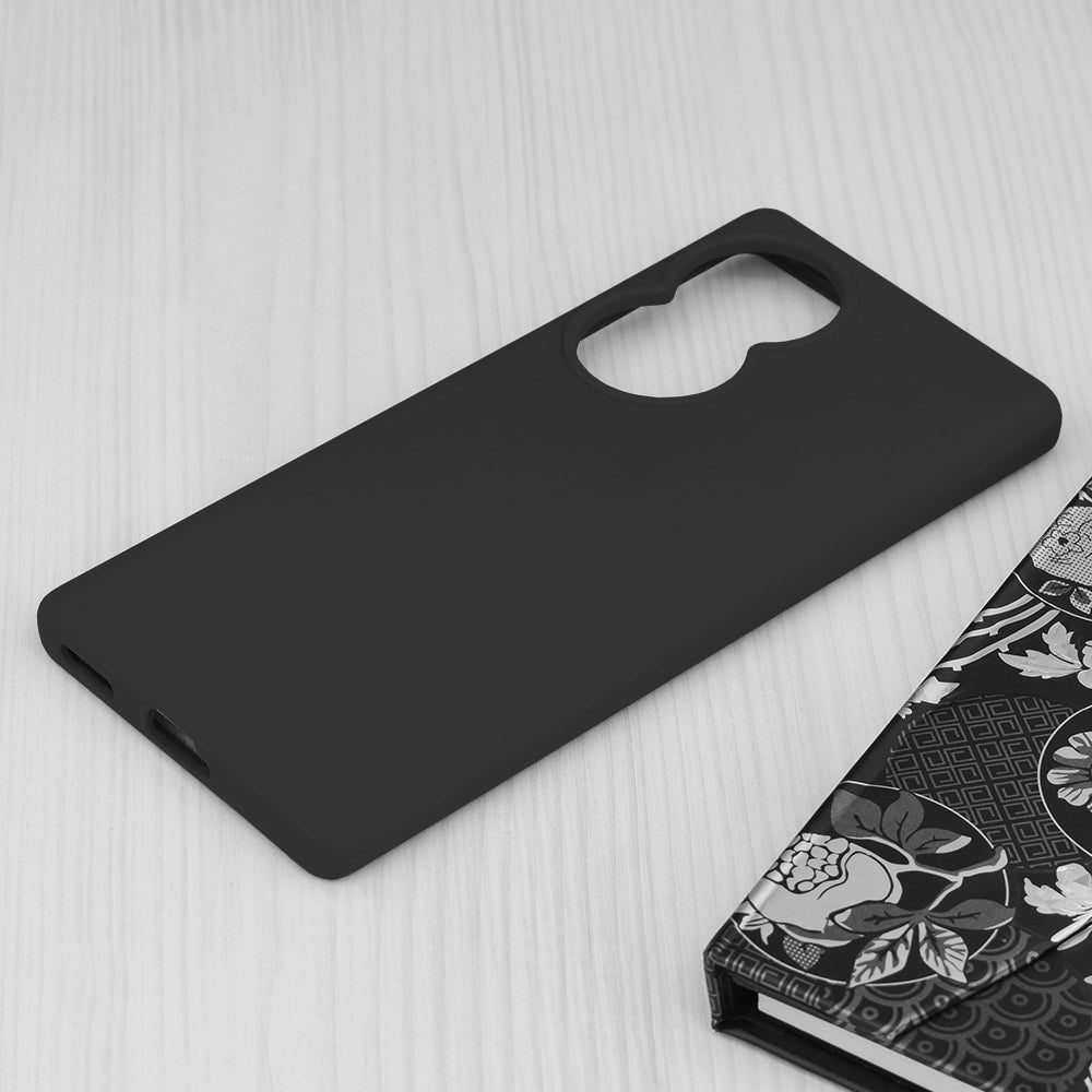 Techsuit Soft Edge Silicone maska za Honor 80 -crna