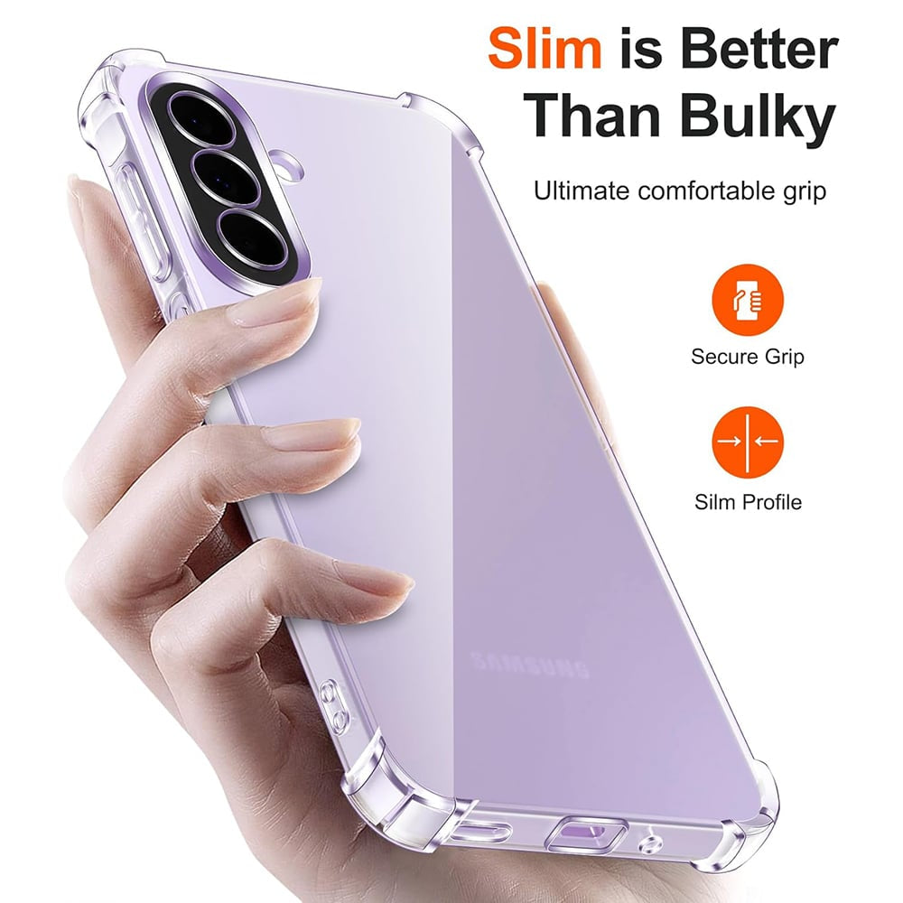 Techsuit Shockproof Clear Silicone prozirna maskica otporna na udarce za Samsung Galaxy A27 5G
