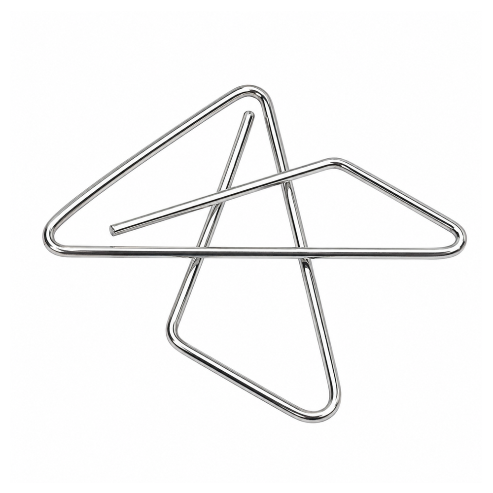Metal Butterfly Cross Clips for Office Documents 32 mm 50 pcs.