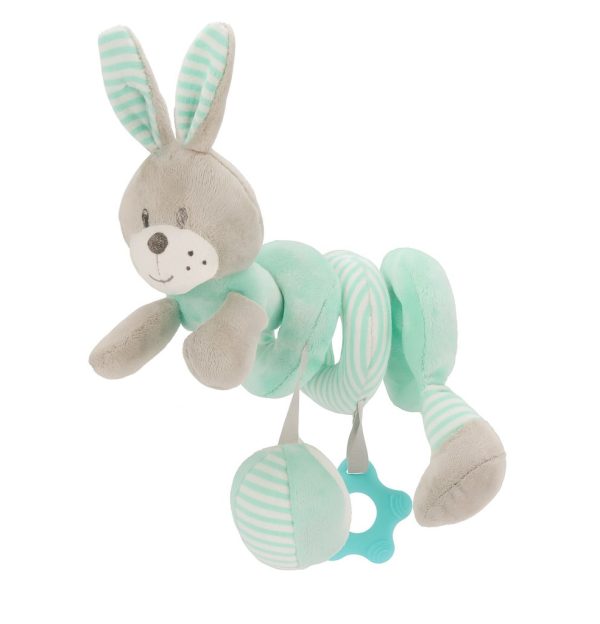 Plišana spirala zeko grey&blue