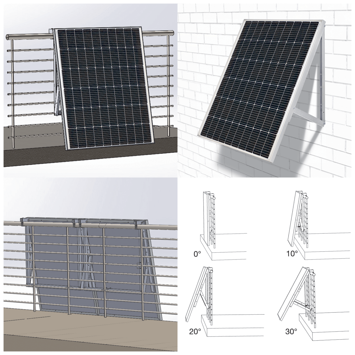 TS Power Solarni panel za balkon, 200W - TS Power PnP 2.0