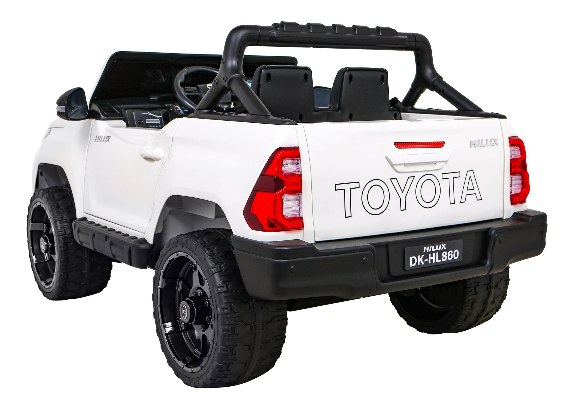 Licencirani auto na akumulator Toyota Hilux 4x4 - bijeli