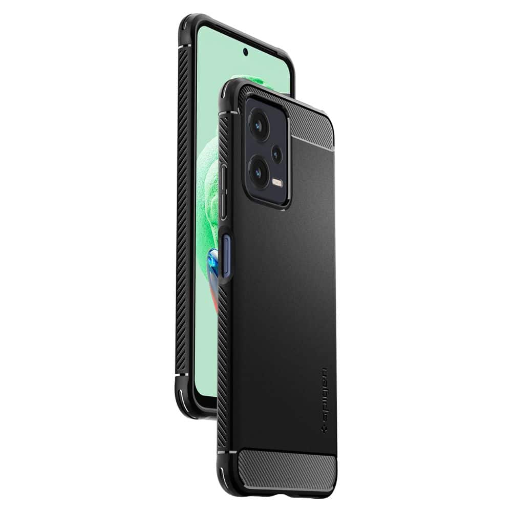 Spigen - Rugged Armor za Xiaomi Redmi Note 12 5G / Poco X5 - crna