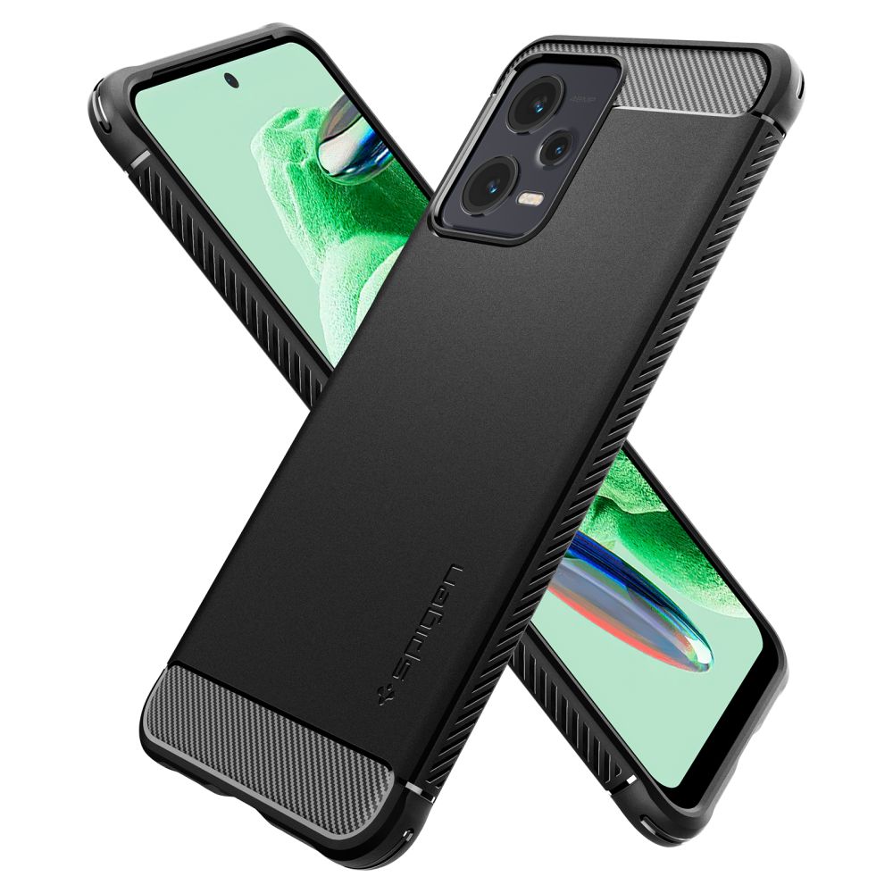 Spigen - Rugged Armor za Xiaomi Redmi Note 12 5G / Poco X5 - crna