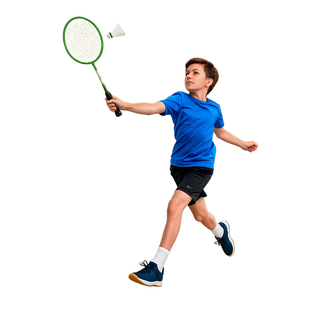 Reketi za badminton sa futrolom i lopticama 6u1 - Zeleni
