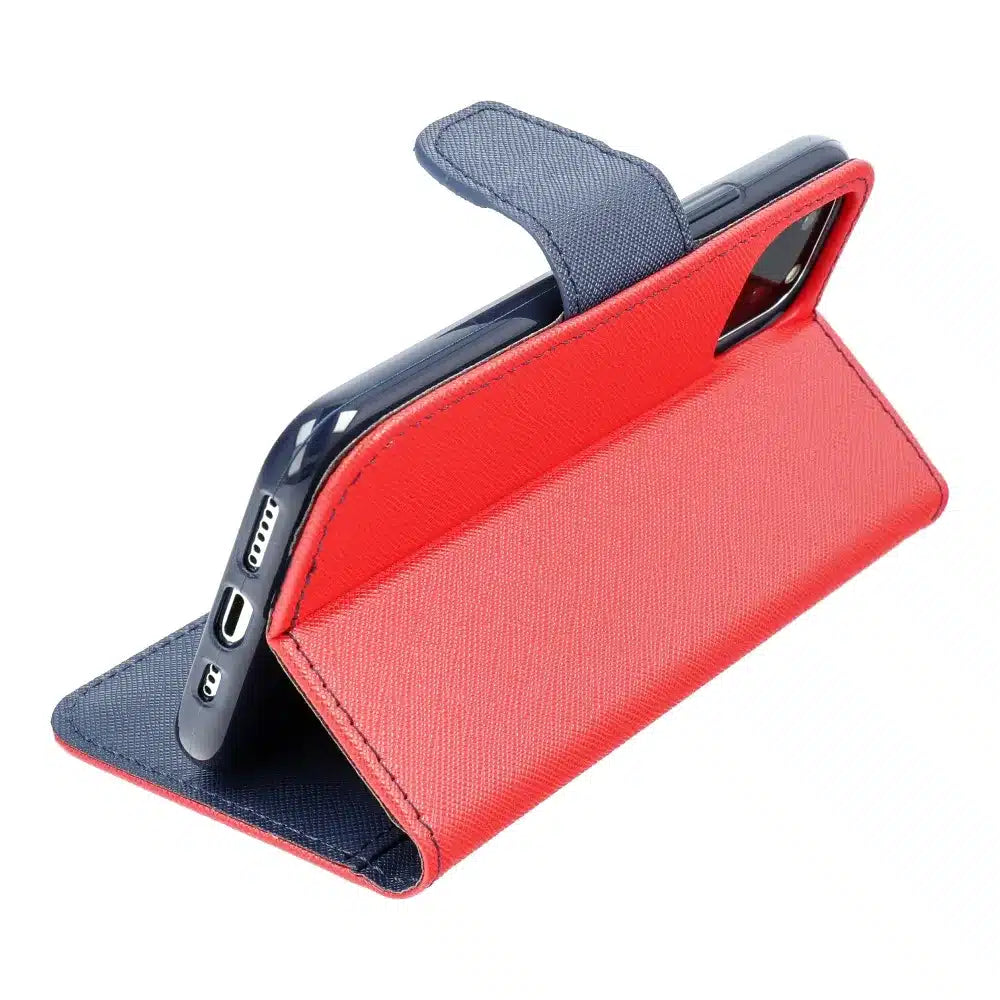 Fancy Book futrola za XIAOMI Redmi NOTE 12S crvena / tamnoplava