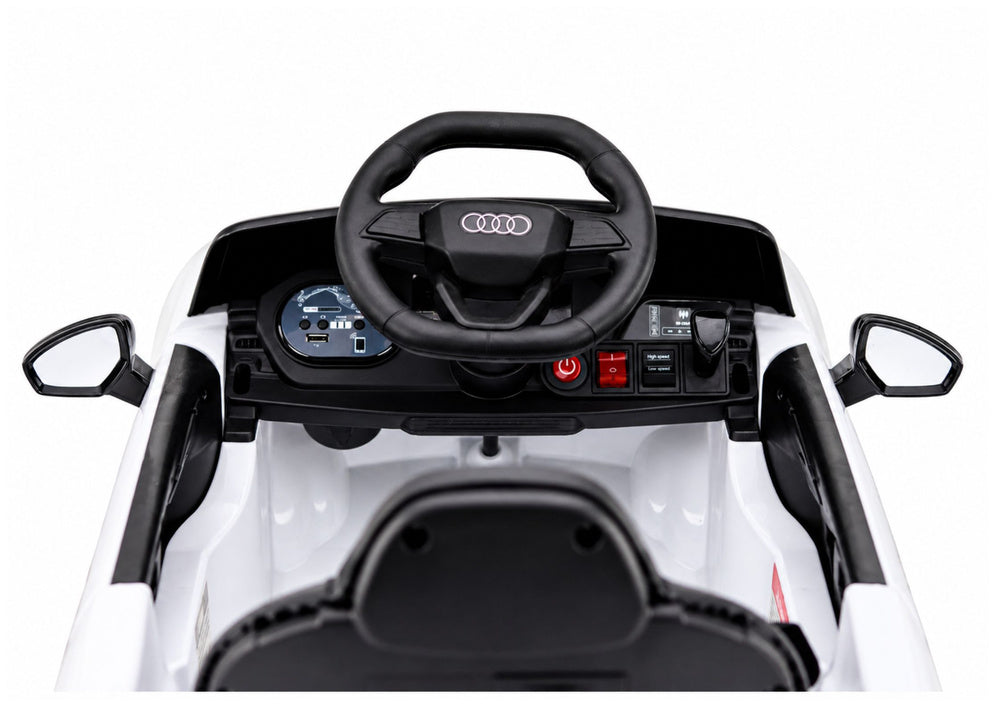 Audi A5L HL788 White Battery-Powered Vehicle