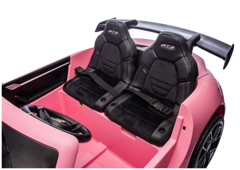 DK-P911 Porsche GT3 24V Pink Battery-Operated Ride-On Car