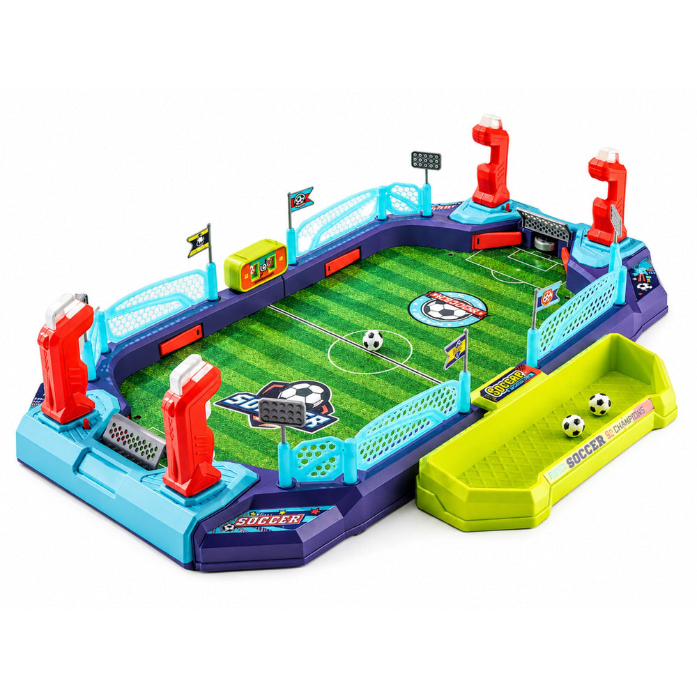 2 in 1 Tabletop Soccer Hockey Arcade Game for 2 Players Counter