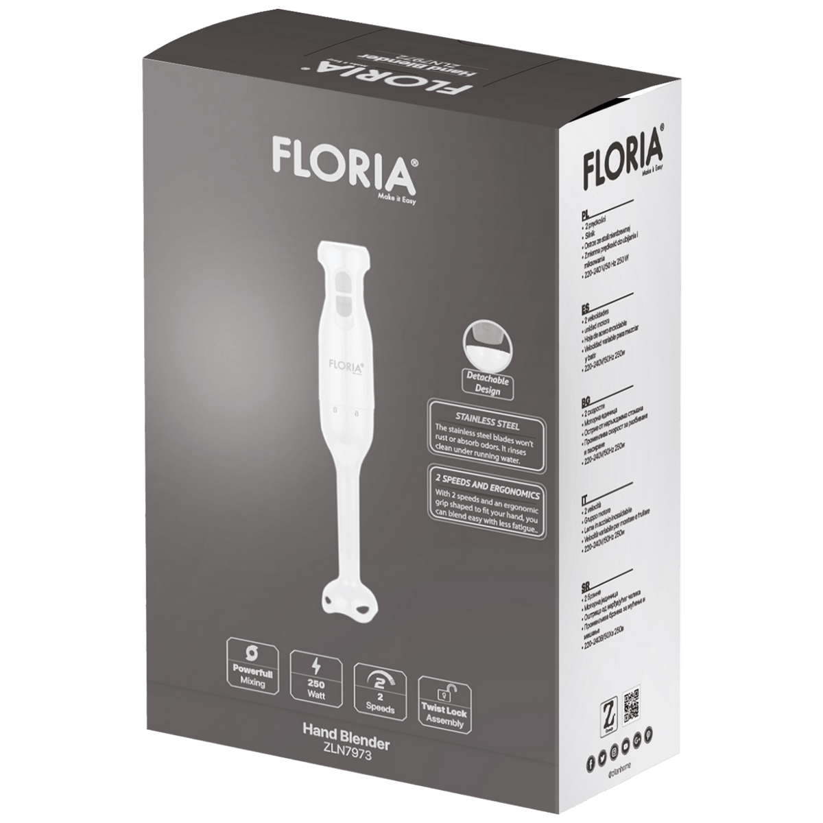 Floria Štapni mikser, 250 W, 2 brzine - ZLN7972