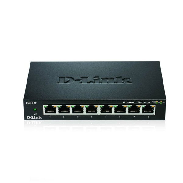 D-Link DGS-108 Crno