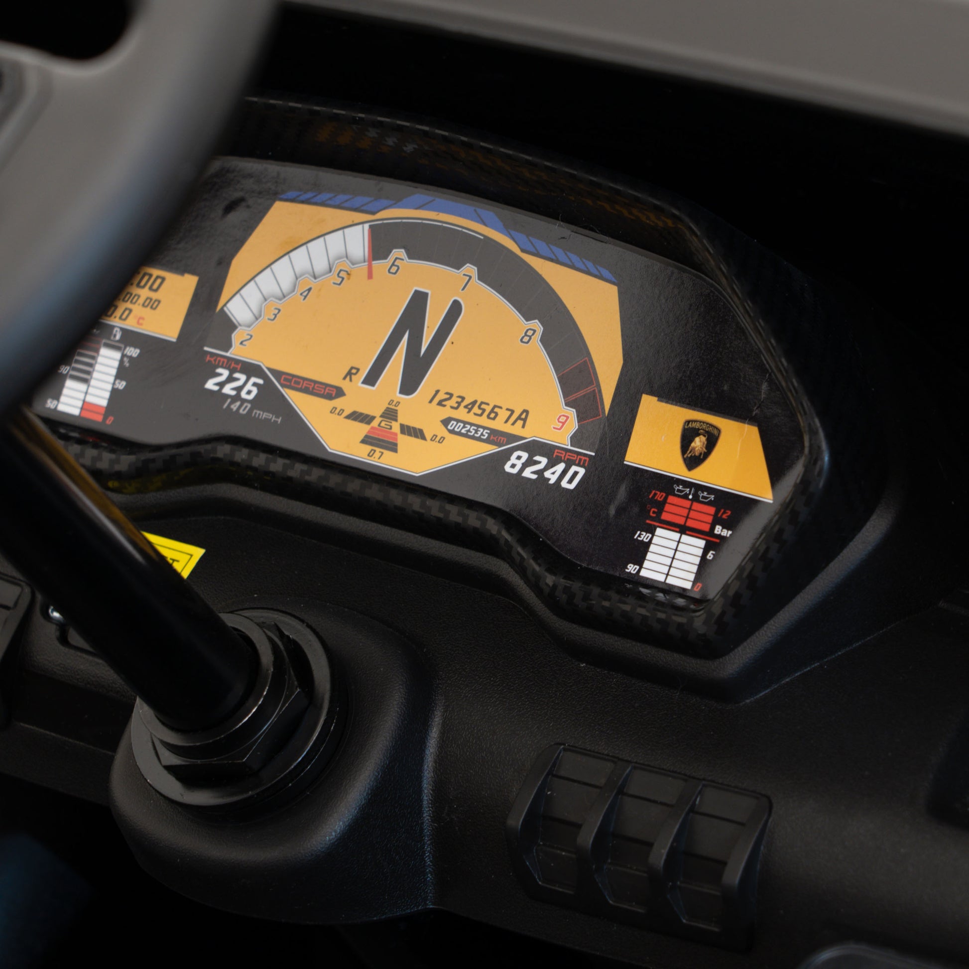 Licencirani auto na akumulator Lamborghini Aventador SV - dvosjed - bijeli