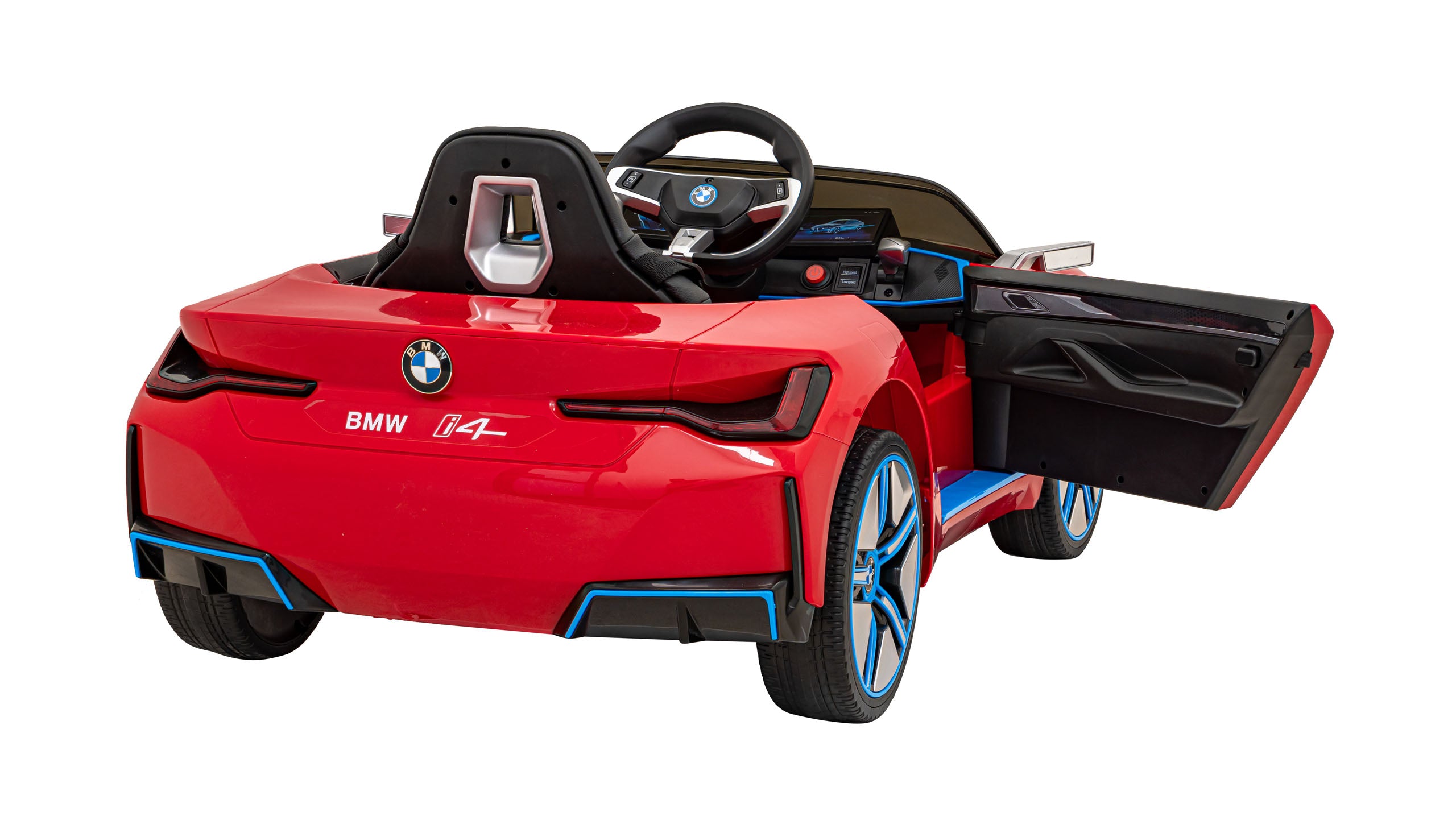 Licencirani auto na akumulator BMW I4 - crveni
