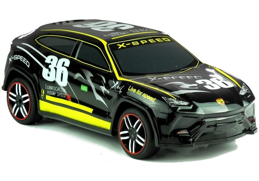 Auto na daljinsko upravljanje Sports - Crni